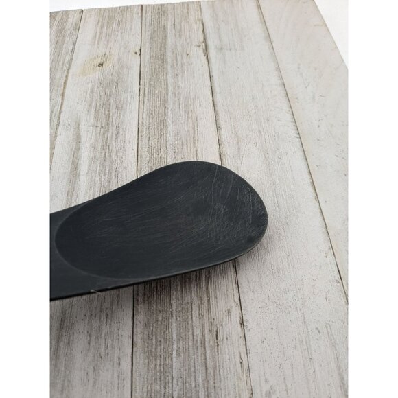 Joseph Joseph Black Silicone Solid Spoon Server Pinkish Handle - Picture 8 of 8